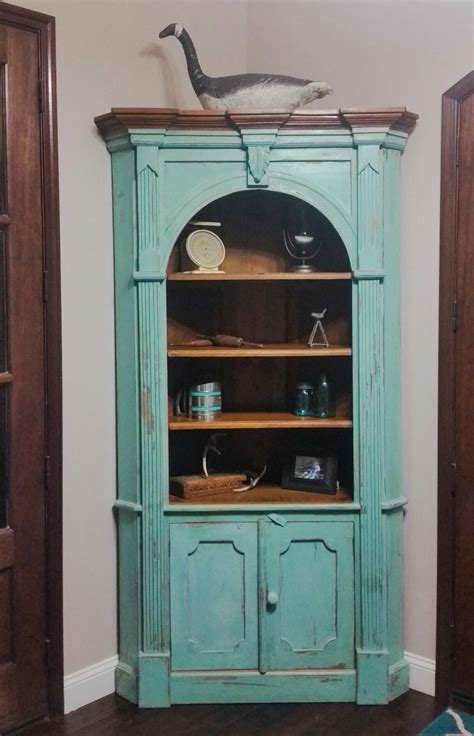 Turquoise Corner Cabinet Antique Corner Cabinet Antique Decor China