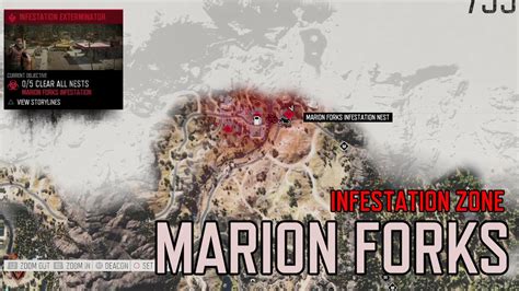 Days Gone How To Find All Nests In Marion Forks Infestation Zone Youtube