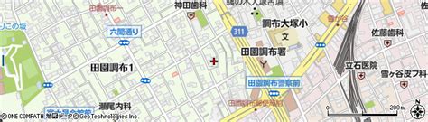 東京都大田区田園調布1丁目19の地図 住所一覧検索｜地図マピオン