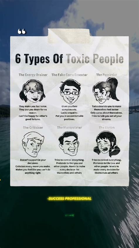 6 Types Of Toxic People Toxic People Katakatabijak Quotes Shorts