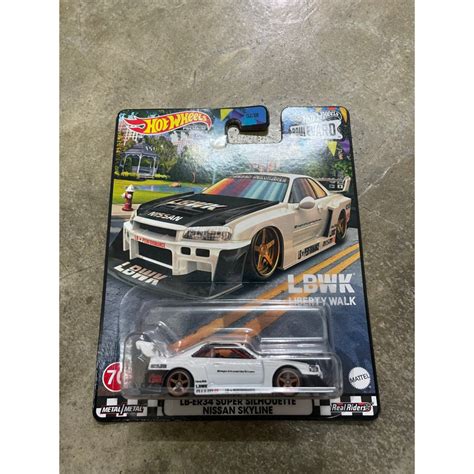 Hot Wheels Lb Er Super Silhouette Nissan Skyline White Shopee Malaysia