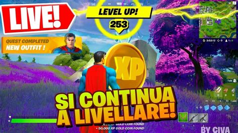 LIVE FORTNITE ITA RICOMINCIANO LE LIVE FACCIAMO TUTTE LE MISSIONI