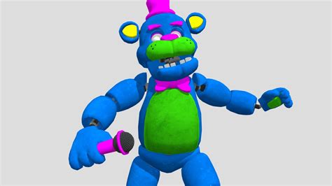 Blacklight Freddy Download Free 3d Model By Orangesauceu [16a0b14] Sketchfab