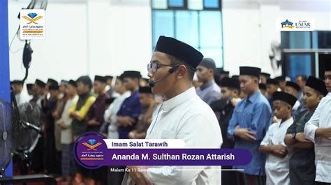 Salat Tarawih Dan Witir Ramadan H Malam Ke Youtube