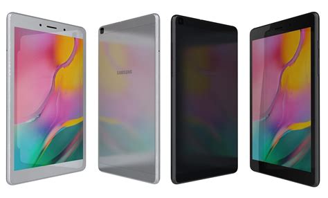 Samsung Galaxy Tab A 10.1 2019 Silver 3D Model $39 - .3ds .max .fbx