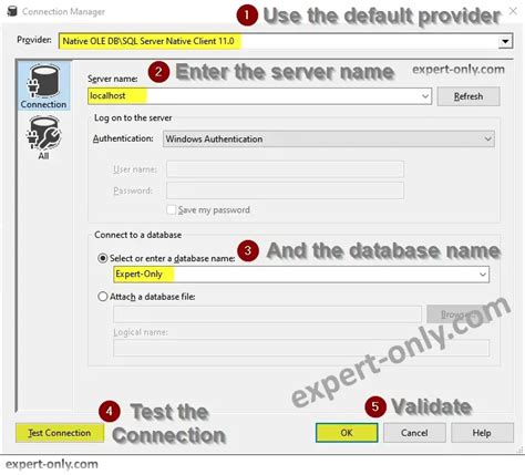 Conexi N A Una Base De Sql Server Con Ssis Ms Bi