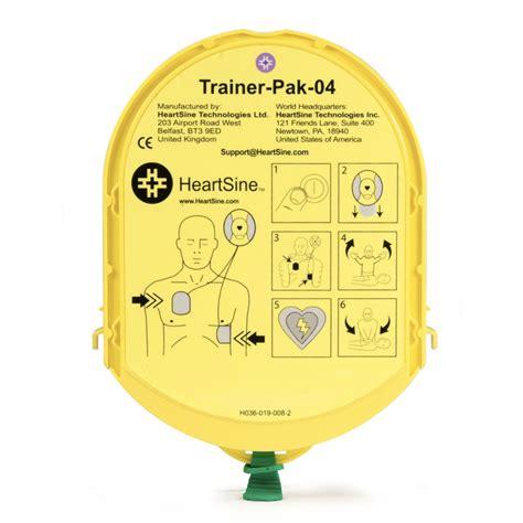 stryker pad pak electrode cartridge  trainer