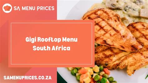 Sa Menu Prices South African Restaurant Menus And Prices