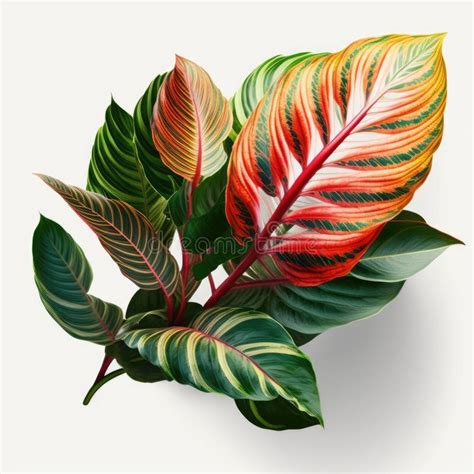 Elegancia Tropical La Bella Planta De Calathea Stock De Ilustraci N