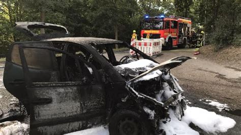 Rellinger Feuerwehr L Scht Brennenden A Klasse Mercedes Shz