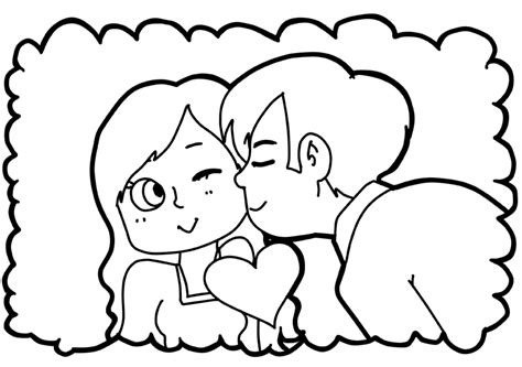 Ausmalbild 20+ romantische Malvorlagen zu Hochzeit und Liebe: Herz