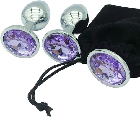 Amazon Small Steel Anal Butt PlugJewel Design Anal Sex Toys For Beginners Anal Plug For
