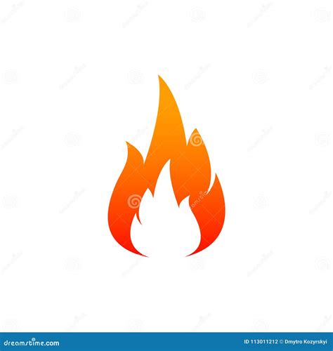 Vector Set Of Flame And Fire Symbols | CartoonDealer.com #77056114