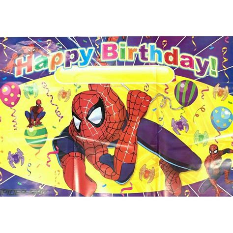 Spiderman Naming Banner Tarp Paper Onlypartyfavorph Shopee Philippines