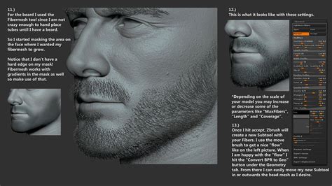 Realistic Head Breakdown By Bao Vu Software Pixologic Zbrush