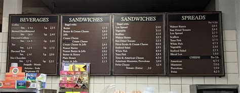 Teaneck Road Hot Bagels Menu Updated November