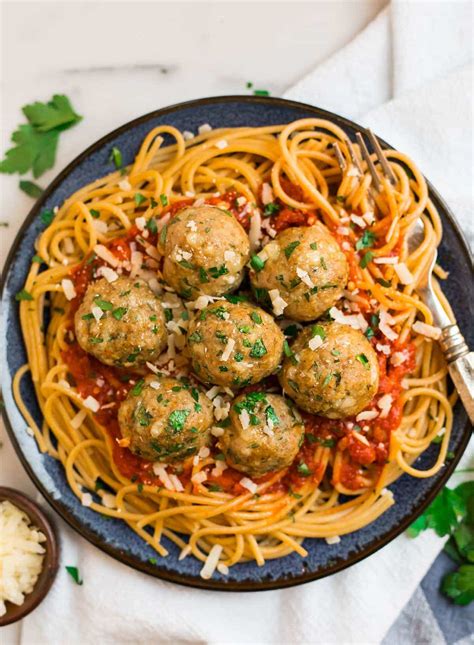 Baked Turkey Meatballs | Easy Italian Recipe – WellPlated.com