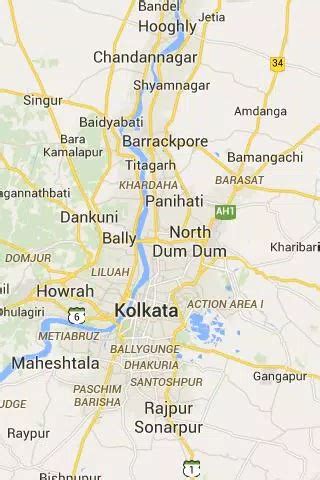 Calcutta City Map