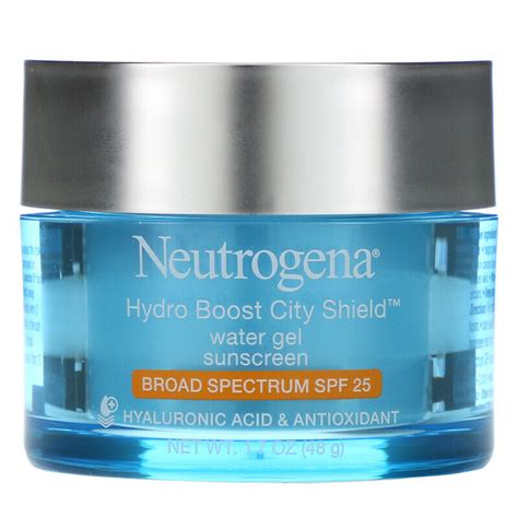 Neutrogena, Hydro Boost City Shield, водный гель-солнцезащитный крем ...
