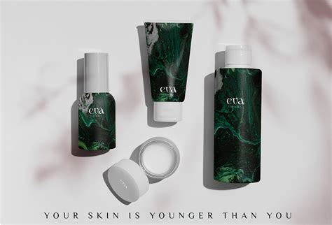rebranding eva cosmetics on Behance