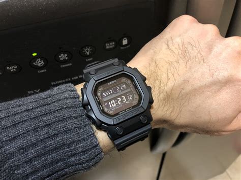 Casio G Shock Digital Black Resin Mens Watch Gx 56bb 1dr Ph