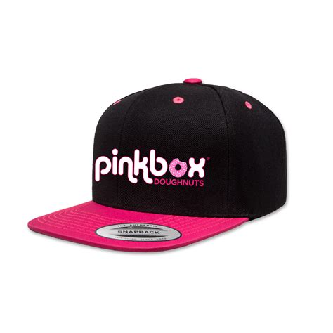 Neon Pink & Black Baseball Cap | Pinkbox Doughnuts® Apparel