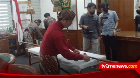 Jamasan Pusaka Tombak Wijaya Mukti Awali Rangkaian Hut Pemkot