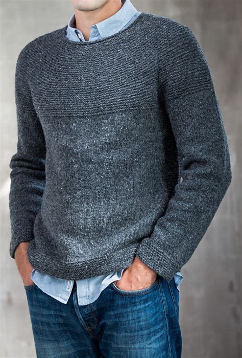 Mens Sweater Knitting Patterns In The Loop Knitting