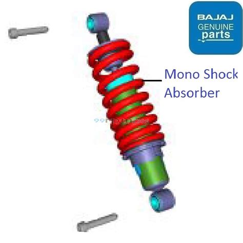 Bajaj Pulsar N250 Single ABS 2021 23 Rear Shoeckabsorber