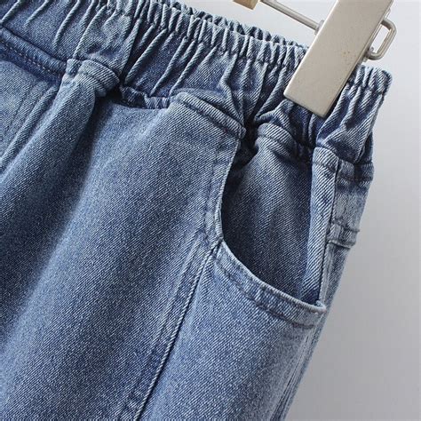 【มีไซส์ใหญ่】plus Size Xl 4xl Womens Elastic Waist Blue Grey Black