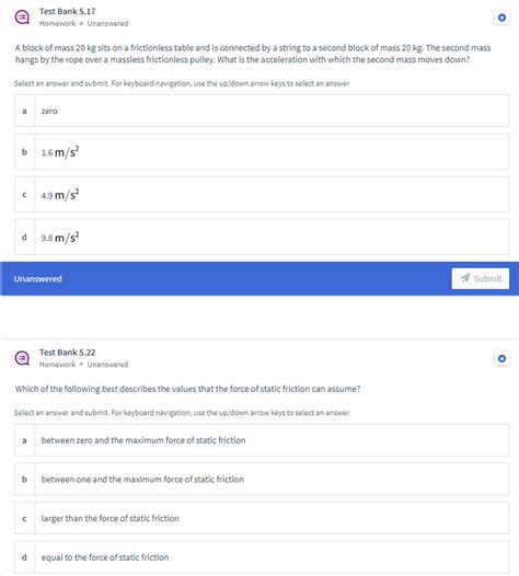 Solved A block of mass 20 kg sits on a frictionless table | Chegg.com