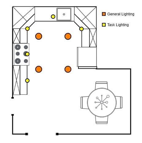 Recessed Lighting Layout | Examples of Layouts and a Guide