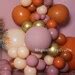 Pcs Orange Peach Balloons Garland Kit Blush Nude Matte Etsy