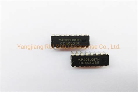 Ic Cd Be Chip Analog Multiplexer Demultiplexer Triple Dip