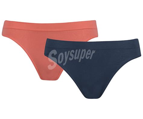 Unno Pack De Bragas Bikini Sin Costuras Para Mujer By Dim Talla S M