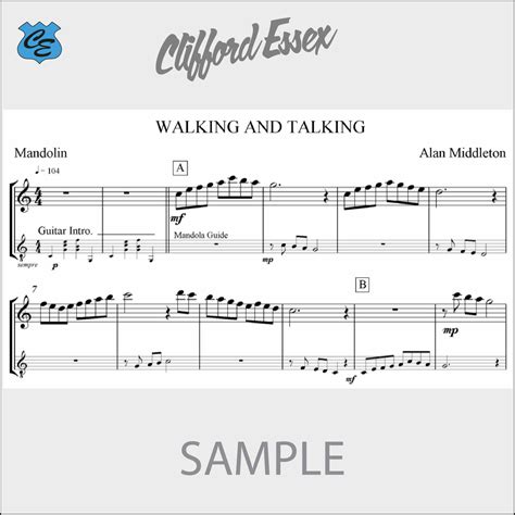Walking & Talking (quartet) - Clifford Essex Music Co Ltd