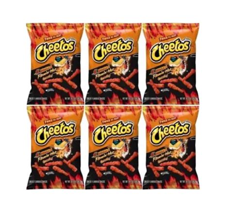 Cheetos Crunchy Xxtra Flamin Hot Cheese Flavored Snack Chips Oz