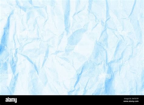 Blue Crumpled Paper Texture
