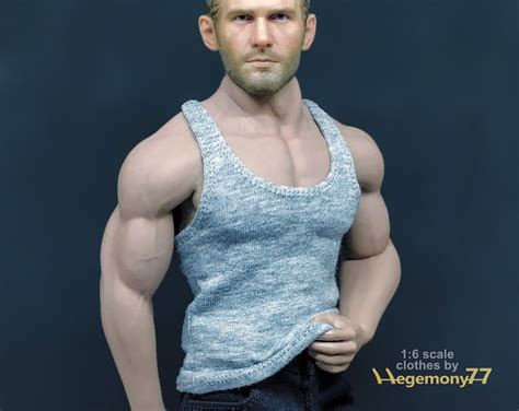 Th Scale Grey Tank Top Vest Fits Inch Figures E G Hot Toys Ttm Tbleague M