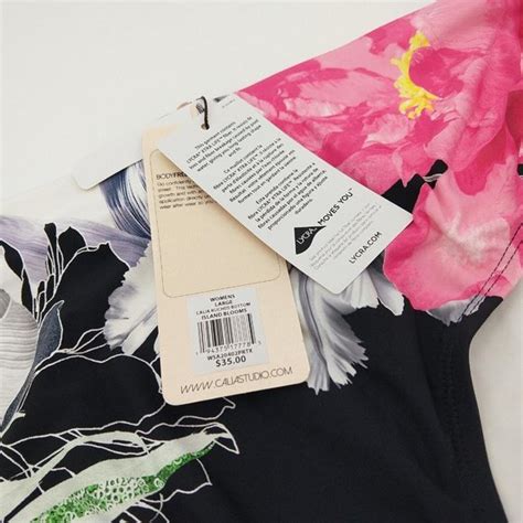 CALIA By Carrie Underwood Swim Calia Swim Island Blooms Bikini Bottoms Size L Nwt Tropical