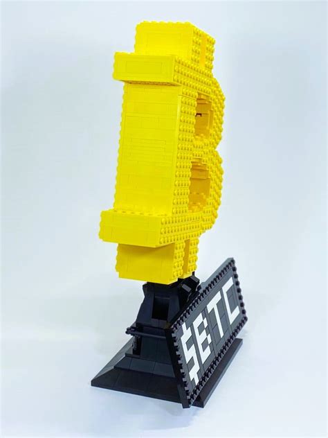 LEGO Bitcoin Sculpture - Etsy