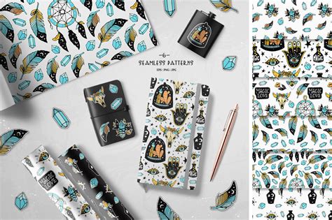 Magic stickers collection By DariSmartArt | TheHungryJPEG