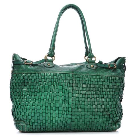 Campomaggi Lavata Teodorano Tote Green Cm C Vl Designer