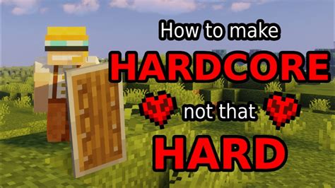 How To Make Hardcore Minecraft Easier YouTube