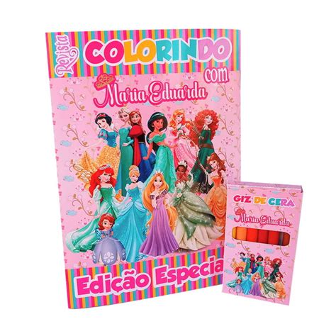 Livro De Colorir Princesas Elo Produtos Especiais