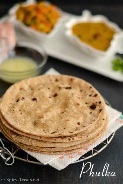 Spicy Treats Phulka Recipe How To Make Soft And Puffed Roti Phulka Roti Recipe With Video