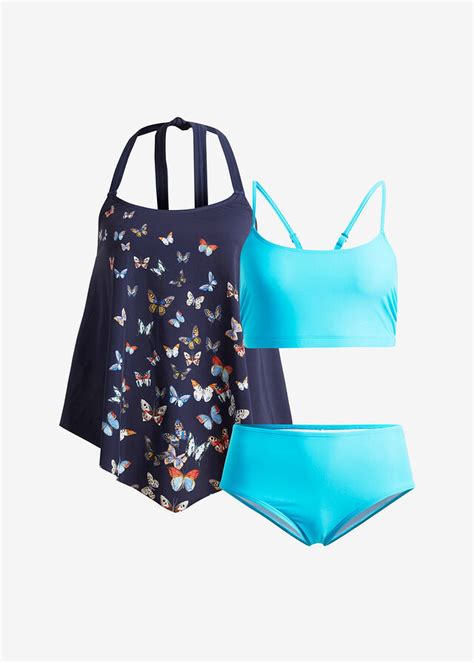 Tankini biustonosz bikini części z poliamidu z recyklingu cena zł sklep bonprix