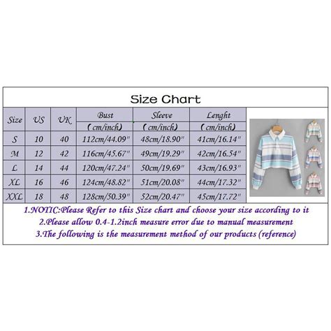 China Clothing Size Conversion Chart