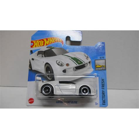 LOTUS SPORT ELISE WHITE FACTORY FRESH HOT WHEELS BCN STOCK CARS