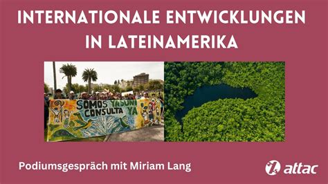 Webinar Internationale Entwicklungen In Lateinamerika Mit Miriam